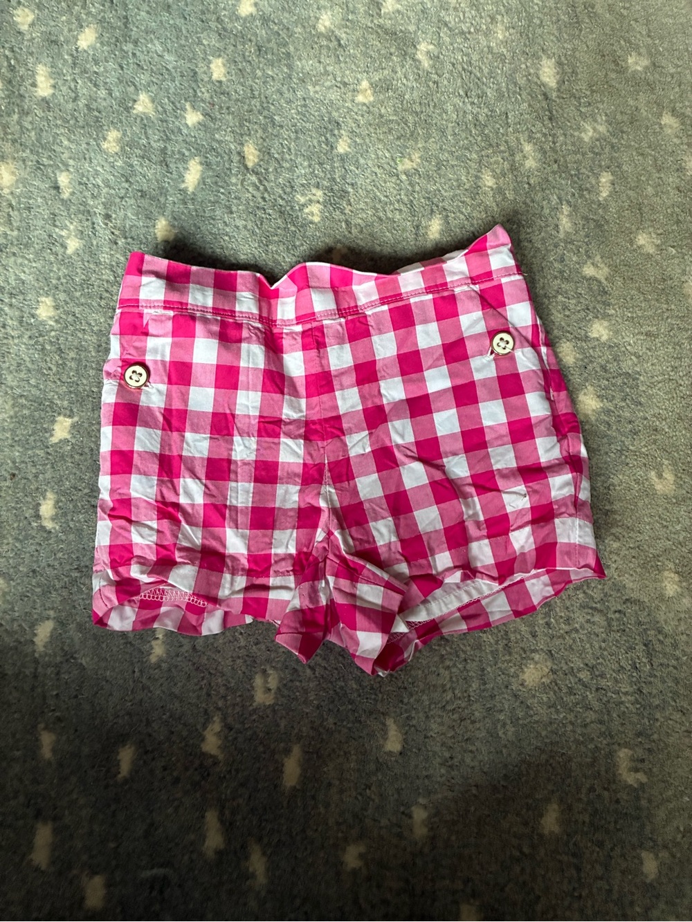 Janie and Jack Pink Gingham Short 12-18months